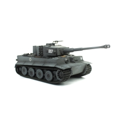 Czołg zdalnie sterowany IR/dźwięk 1:24 German Tiger 1 Late Painted Gray RTR 2.4Ghz - Heng Long 3841-11-L-G